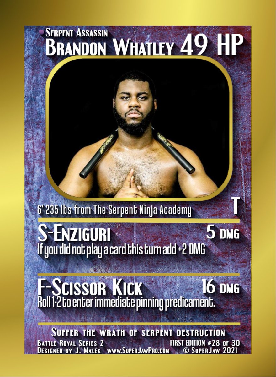 IndieSuperCard's tweet photo. What better way to announce that Indie SuperCard is back up and running than four NEW CARDS featuring tremendous talent in @BWhatley92 @TheyCallMeD0M and @Jon_Averson!!!! 

To get their cards contact them directly or go see them at a live event!!!

#tcg #supercard #prowrestling https://t.co/A2nV5wYe46
