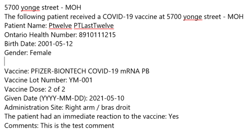 Apparent duplicate COVID-19 vax reports issue via HRM is resolved. No action is required by clinicians as reports are attaching to patient records. If you have any issues with COVID-19 vax reports after 7pm on May 26, please contact OMD at support@ontariomd.com.