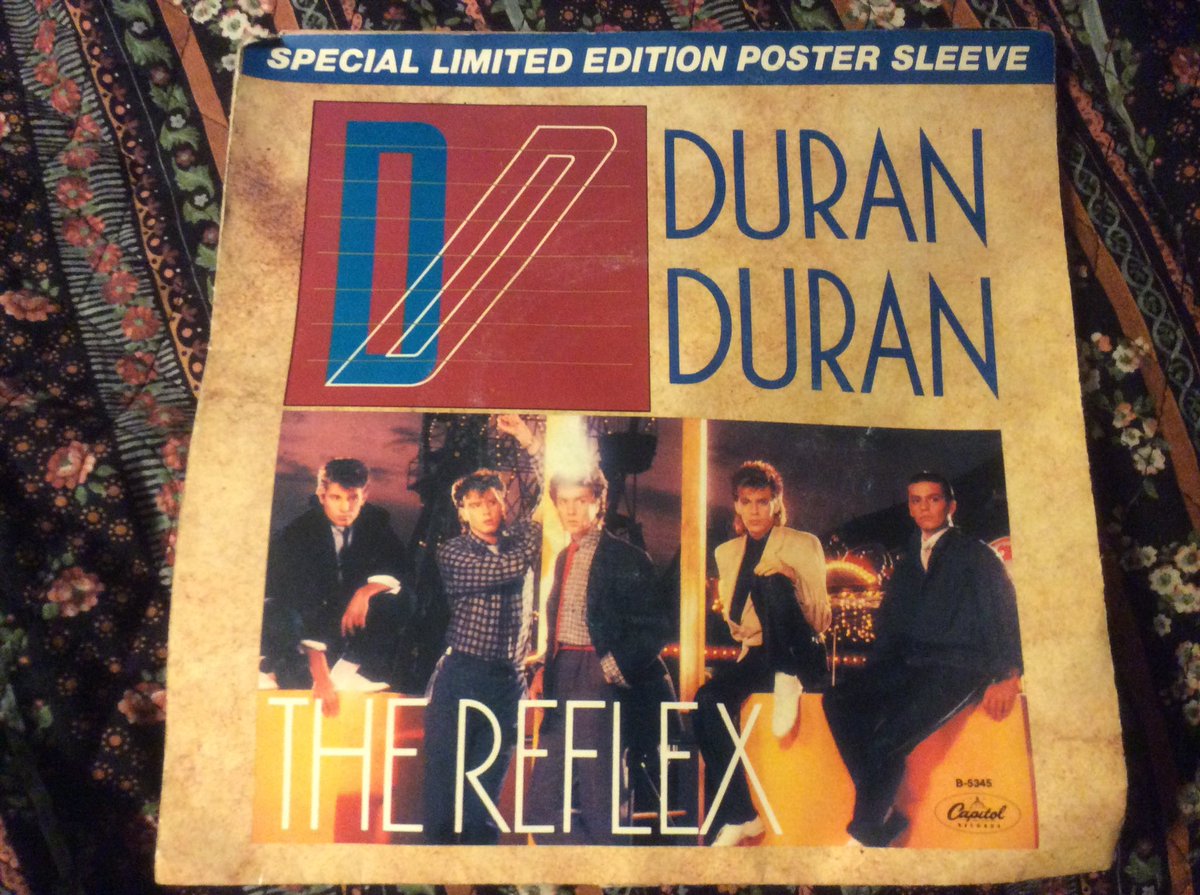 PdxRapunzel's tweet image. Playing some 45’s in the Lounge. For some reason loved the video... The sleeve is a fold out poster! Love the early 80’s/New Wave period. #DuranDuran #thereflex #45record #packrat #Mmemberville