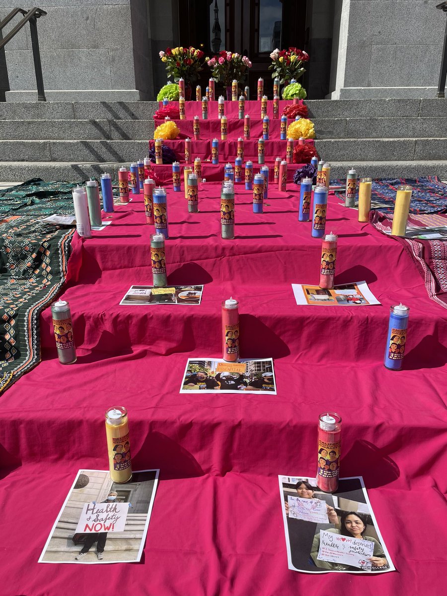 UCDavisEHSC's tweet photo. 200 domestic workers rallied at the state Capitol today to petition @GavinNewsom to sign #SB321 providing OSHA protections to these workers. We were there to film our new doc and lucky to get an interview with bill sponsor @SenMariaEDurazo. @CADomesticWrker @paigebierma https://t.co/BeDgiXBFpr