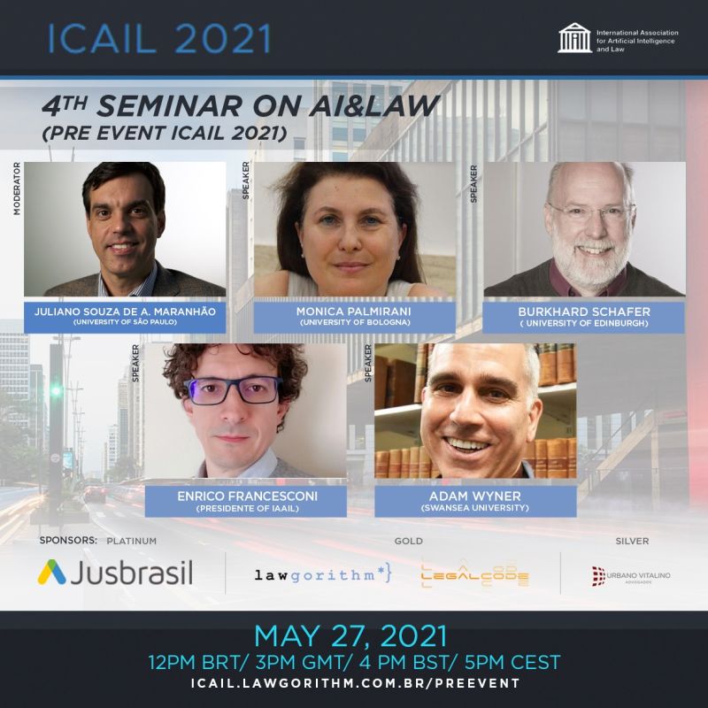LawgorithmAI's tweet photo. Preparatory event for ICAIL 2021 - May 27, 2021
https://t.co/TI952e9lVM
#iaail #AI #icail #icail2021 #Artificial_Intelligence https://t.co/lAYgLK2G3u
