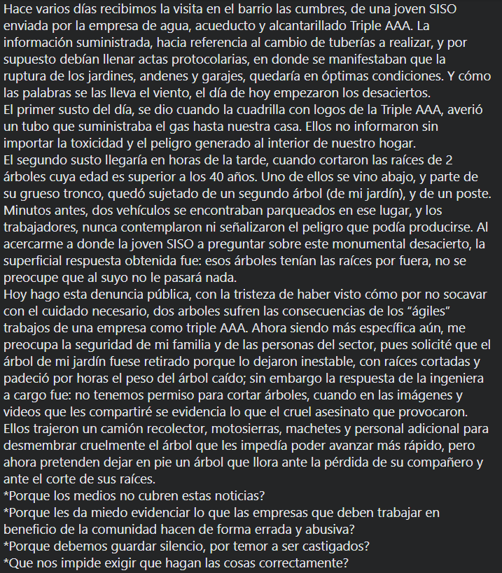 valecc23's tweet photo. Constantemente me ha dicho que @alcaldiabquilla  escucha las necesidades de la gente, sin embargo claramente, sin embargo me pregunto como se realizan las gestiones en la ciudad,he vivido de manera propia una serie de sucesos con @SomosTripleA  que me hacen cuestionar todo. https://t.co/8bTek12wkW