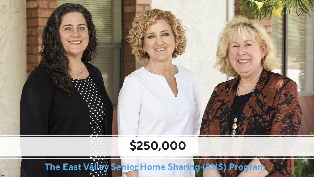 The winner of the $250,000 Housing Security Challenge is the East Valley Senior Home Sharing Program! The project will use home sharing &amp; wraparound services to interrupt Maricopa County’s elderly homelessness crisis. See the winning pitch: housingsecuritychallenge.org #CallingAZHome