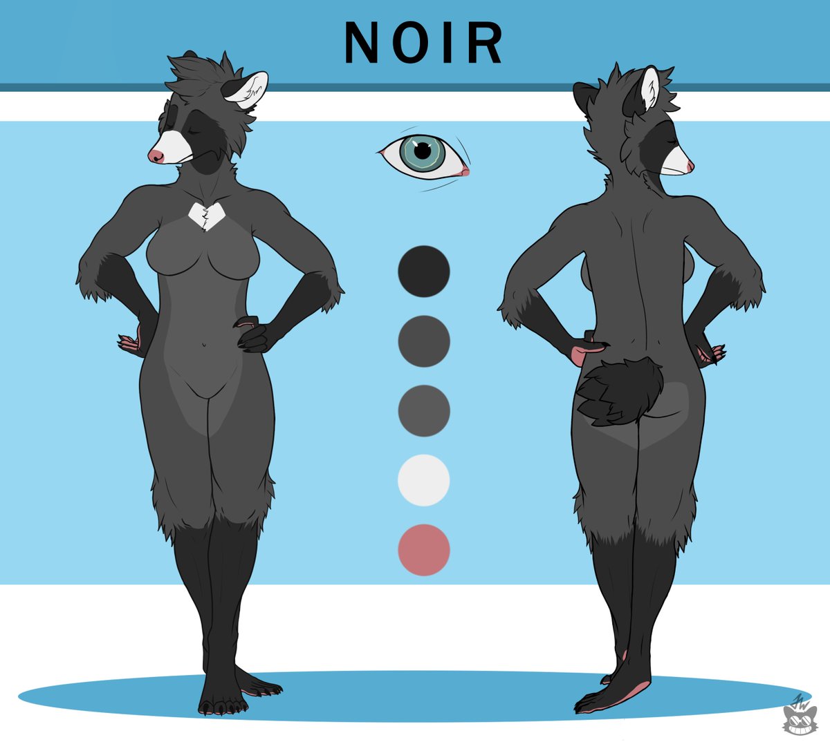 JWDreams's tweet photo. Had time to work on my own character. This is just a clean redesigned Noir in a semi realistic style. The character was recreated through dnd scenario rp pretty much.
Anyways enjoy~

#Reference #racoon #furry #digitalart #anthro #dnd #furryart #anthro #azeban https://t.co/cIfZUa51LQ