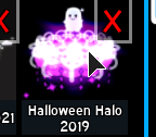 Trading Halloween Halo 2019!! ᓚᘏᗢ

IA: all val halos 
NLF: full diamond offers nor cross trades 
#RoyaleHighHalo #royalehightrading #royalehigh #royalehighhalos #royalehighoffers