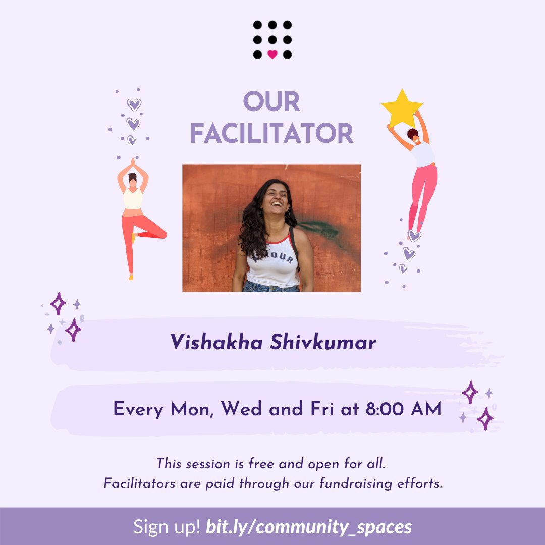 onefuture_india's tweet photo. Our recurring #MovementCircle, hosted by the wonderful Vishakha Shivkumar is a space for you to find your #joy through #movement.
Join us every Monday, Wednesday and Friday at 8AM to find a space to unwind! Sign up: https://t.co/3V07PQywle
#OFC #CommunitySpaces #MovementSpace https://t.co/znCDea3xCd