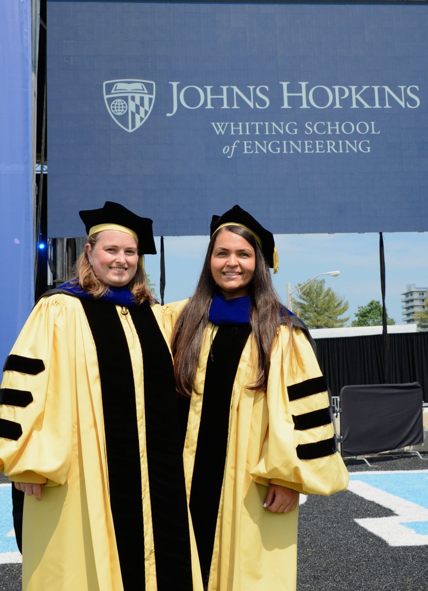 Maria Oliva-Hemker, MD (@molivahemker) on Twitter photo <a href="/JohnsHopkins/">Johns Hopkins University</a> <a href="/jhumeche/">JHUMECHE</a> doctoral hooding ceremony for Dr. <a href="/bcong20/">Betsy Congdon</a> & Dr. Gianna Valentino who completed their PhDs. Research done in the hemkerlab.jhu.edu & both now <a href="/JHUAPL/">Johns Hopkins APL</a>.
Congratulations!! #JHU2021 #Hopkinsengineer
#WomenInScience #WomenInEngineering <a href="/JohnsHopkins/">Johns Hopkins University</a> <a href="/jhumeche/">JHUMECHE</a> doctoral hooding ceremony for Dr. <a href="/bcong20/">Betsy Congdon</a> & Dr. Gianna Valentino who completed their PhDs. Research done in the hemkerlab.jhu.edu & both now <a href="/JHUAPL/">Johns Hopkins APL</a>.
Congratulations!! #JHU2021 #Hopkinsengineer
#WomenInScience #WomenInEngineering