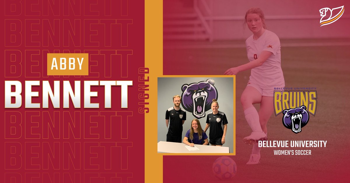 Congratulations to ‘21 Defender Abby Bennett on signing to play soccer at <a href="/BU_WomenSoccer/">Bellevue University Women's Soccer</a>! 

#RollPride @RCHS_Athletics <a href="/ClubRoncalli/">RCHS Booster Club</a> <a href="/OWHsports/">World-Herald Sports</a> #nebpreps