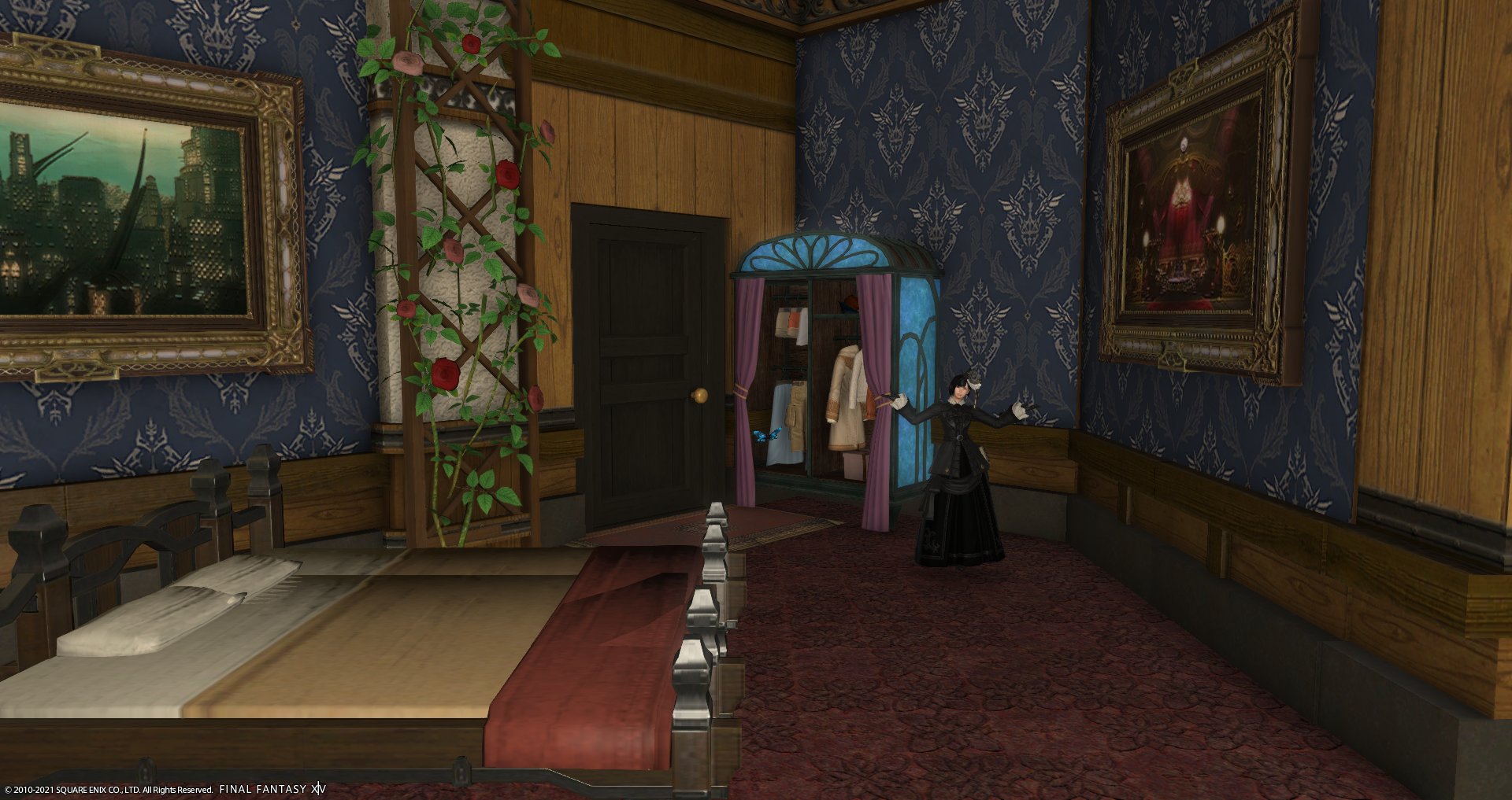 じゅぬ Ifrit クリスタリウム ワードローブも置いてみましたっ ﾉｼ でも わたしが着なさそうなのしか入ってなくてウケるｗ Maison De Fontaine ミスト3 1 Ffxiv Ff14ハウジング Ifrit