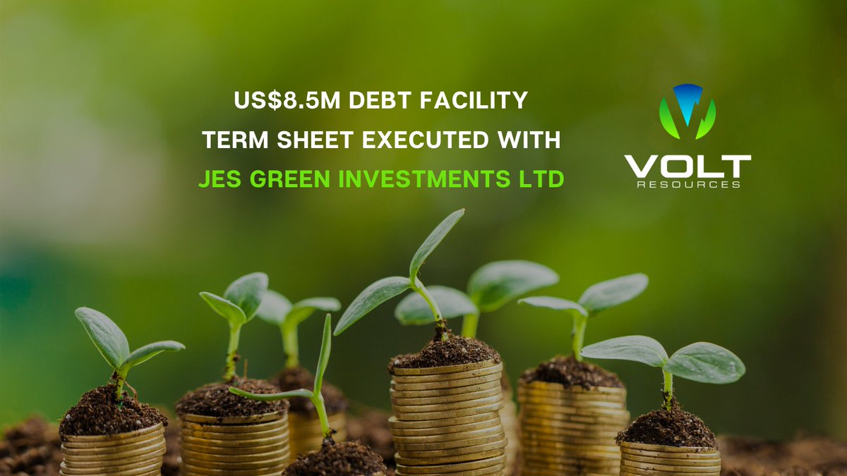asxvolt's tweet image. #asxvolt announce the Debt Facility Term Sheet for US8.5m executed with Jes Green Investments Ltd.  Our Chairman fully endorsing this agreement with security over the loan.  #VRC soon to be one of the few ASX listed European Graphite Producers!

investi.com.au/api/announceme…