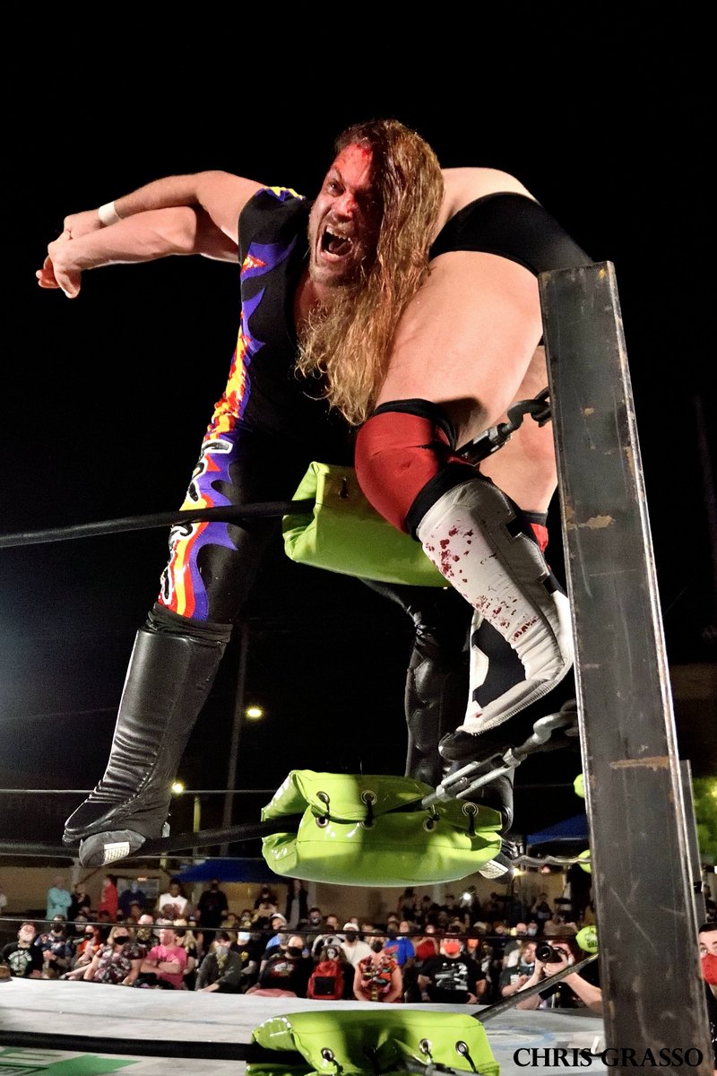 Ringsideguy's tweet photo. Last month's Joey Janela's Spring Break from Tampa revisited #JJSB5 #Rspringbreak @GCWrestling_ 7th match - singles match @DirtyDickinson vs. @JANELABABY 2/3 https://t.co/5GgUJfIxy9