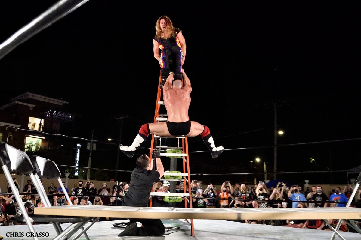 Ringsideguy's tweet photo. Last month's Joey Janela's Spring Break from Tampa revisited #JJSB5 #Rspringbreak @GCWrestling_ 7th match - singles match @DirtyDickinson vs. @JANELABABY 3/3 https://t.co/RNjwlLgysa