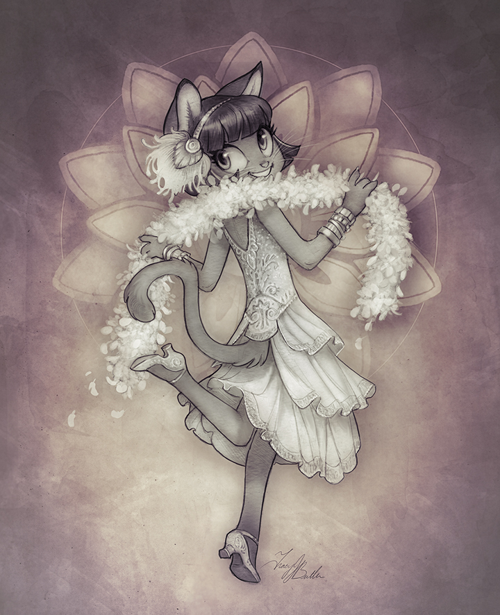 Lackadaisy Tracy on Twitter "Ivy, in some Kickstarter pledge art for