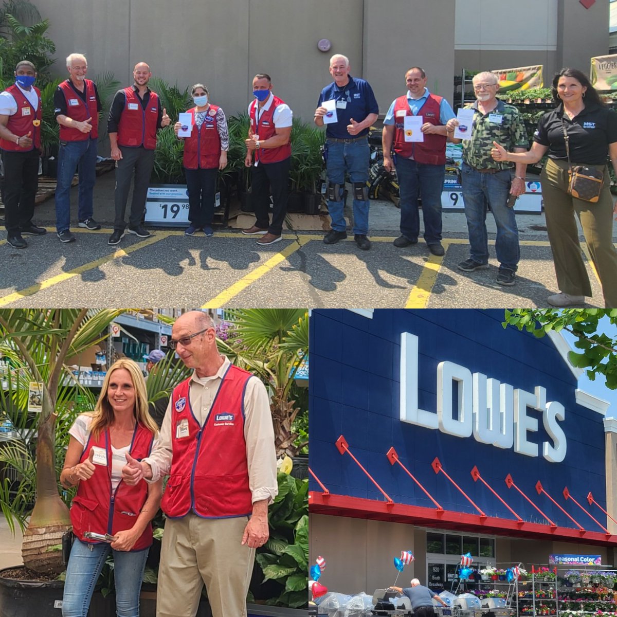 sarapetter90's tweet photo. A great way to kick off a holiday weekend in Hicksville! Some awesome recognition for a hard working team! #palmsaway💣
@TweetUsR30
@BrianRe98748529 @Legler1363  @l_abbatecola @BillyCeeCee @KDogg_24 @forcefedgti @LowesSteveh https://t.co/9yREgM4KW8