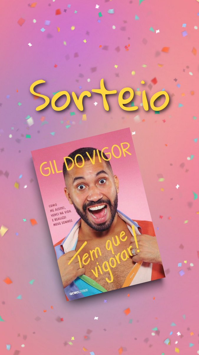 entreIinhas's tweet photo. SORTEIO DOS CADELINHOS DO GIL 🌈

- seguir o @gilnogueiraofc 
- seguir o Instagram do Gil
- dar RT e FAV aqui
- declarar o seu amor pelo gil em 1 tweet

os 16 melhores ganham um livro TEM QUE VIGORAR! 

VIGOREM! 🌈✨ https://t.co/DP7fCrn0Uc