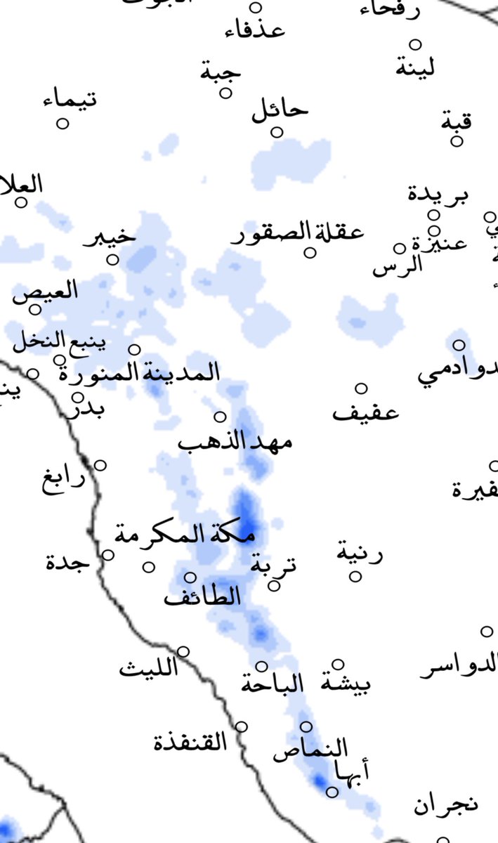 turabah3's tweet photo. توقعات الأمطار اليوم بمشيئة الله تعالى https://t.co/6GbWiF2Y9r