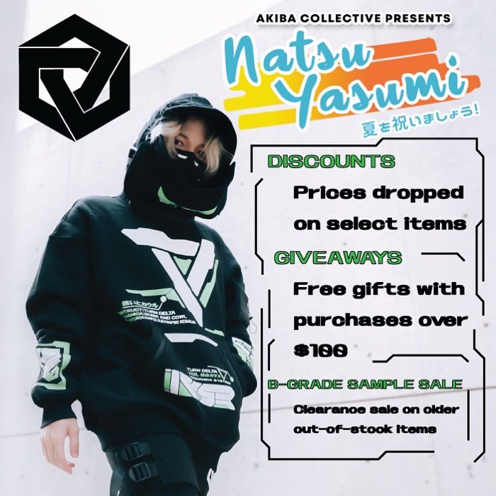 SOCAL! We got a pop up event in Little Tokyo with AKIBA COLLECTIVE: NATSUYASUMI in collaboration with <a href="/dreamilyapparel/">🦋 dreamily apparel 🦋</a>  @morigalaxy <a href="/Liarclub_us/">DIRTY LIAR</a> us and <a href="/LuxidityCo/">luxidity.co</a> on June 5th and 6th from 11 am to 7 pm both days. 

SEE YALL THERE