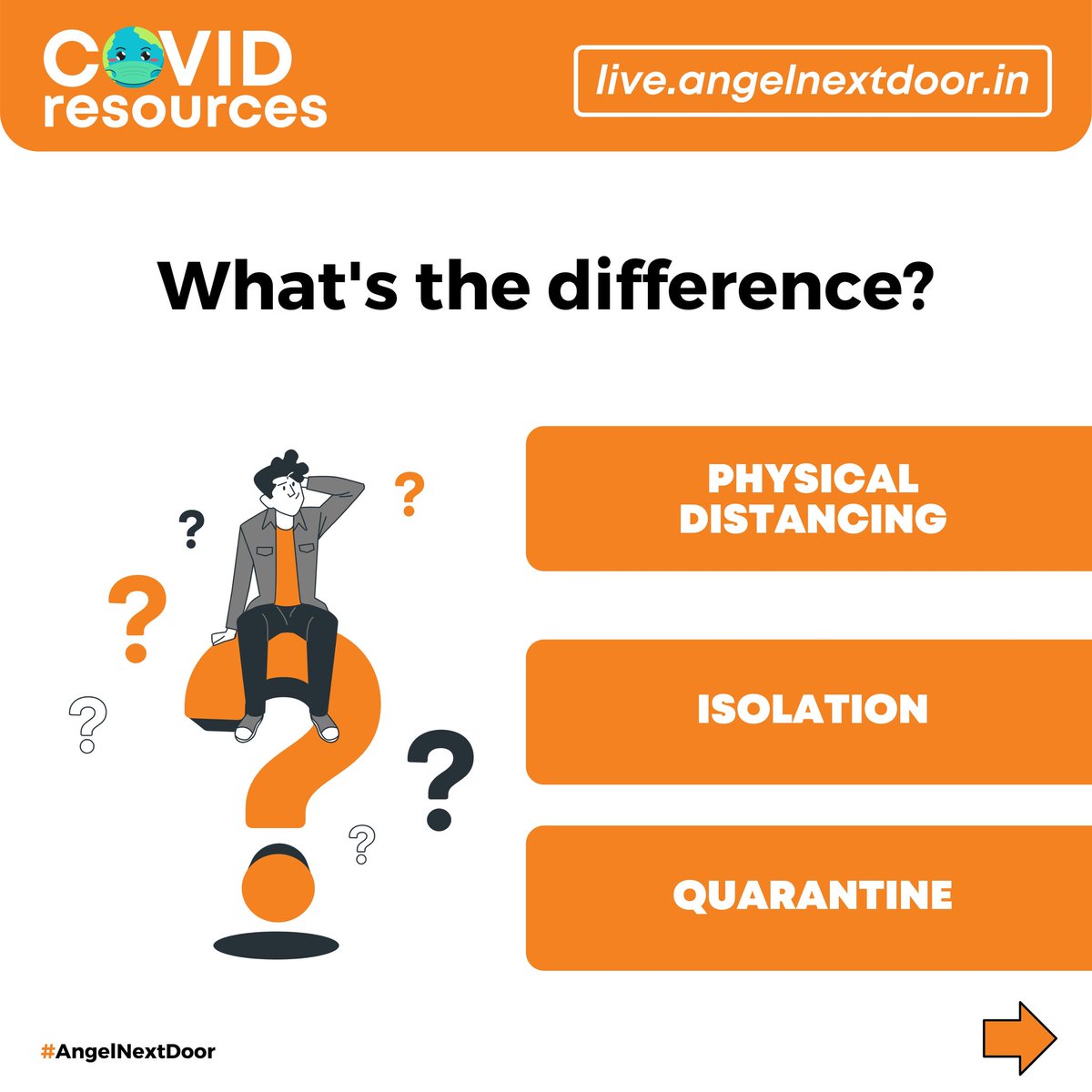 AngelNextDoorIN's tweet photo. That's the difference. 

#AngelNextDoor #covidresources #covidvacccine #covid_19 #covidindia #coronaindia #physicaldistancing #socialdistancing #isolation #quarantine https://t.co/42QYrfnqvz