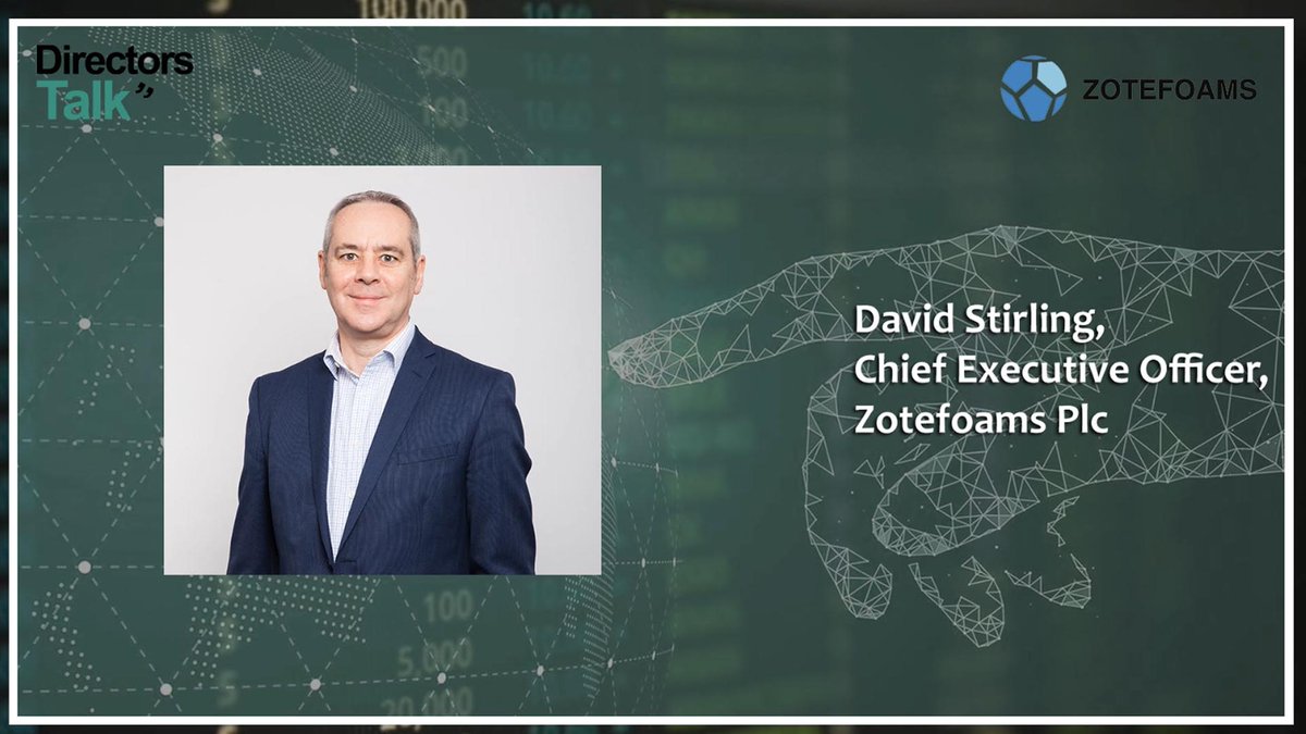 DirectorsTalk's tweet photo. 'Zotefoams very strong sales growth looks to continue through 2021 (Interview)'
Link: https://t.co/uoj4flfZfh
#ZTF #cellularmaterials #polyolefin #foam #AZOTE #ZOTEK #MuCell #Nike @IFCAdvisory https://t.co/rkrZgxVr81