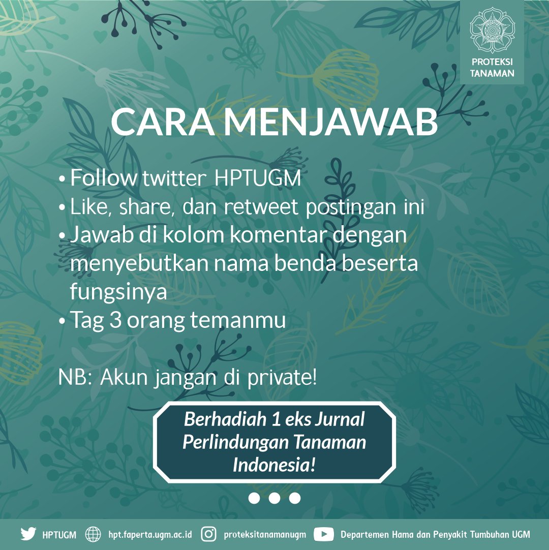 HPTUGM's tweet photo. KUIS PROTEKSI

Selamat siang Sobaat Proteksi, yang ditunggu-tunggu sudah hadir nih ehehe. Jadi kita akan hadirkan kuis yang semoga menarik bagi temen" semua. Okaaay! berikut kuis dan ketentuannya, gaskaan manteman, semoga beruntung 
😄👌

*pemenang akan diumumkan 1 Juni 2021! https://t.co/w4FVIgHqg5