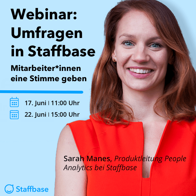 Mitarbeiter*innen eine Stimme zu geben steht auf der Liste vieler Kommunikator*innen weit oben 🗣️ Die Expertin Sarah Manes beantwortet im Webinar häufig gestellte Fragen &amp; geht detailliert auf #Mitarbeiterbefragungen ein. 

Jetzt anmelden👇 

insights.staffbase.com/de/webinars/um…