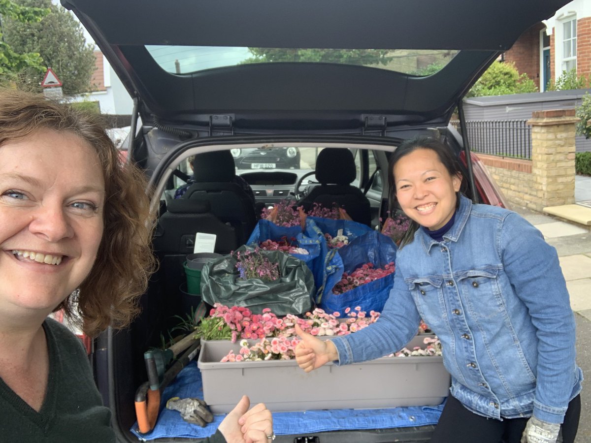 ClimateMerton's tweet image. ♻️Waste not, want not - #MertonGardenStreets volunteers took bedding plants being dug out from a local park to redistribute to our 70+ #FrontGardenFriendly streets &amp;amp; front gardens! 🌳🌸🐝 

@kelly_gunnell @MartinWhelton @idverdeUK @WillHay314 @Merton_Council
