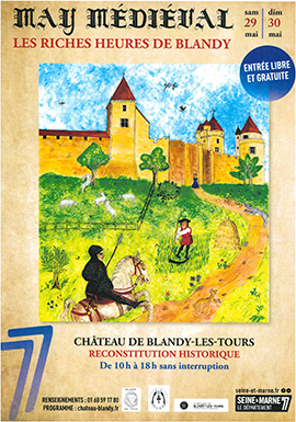 chateaublandy's tweet photo. Le week-end du 29 et 30 mai se tiendra le #MayMédiéval au #chateaublandy. 
Un week-end de reconstitutions historiques sur le thème des marchands venus d'ailleurs. 
Pour plus d'infos 👉 https://t.co/wgthfvh9dl https://t.co/RtKtm6WrRL