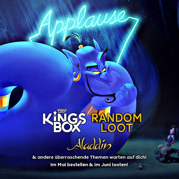 KingsLootDE's tweet photo. In der neuen @KingsLootDE #KingsBox erwarten dich unter anderem ein magisches Item zu #Aladdin!
Auf was wartest du also noch? Sichere dir JETZT die neue Überraschungsbox zum Thema #RandomLoot!
Im MAI bestellen & im JUNI looten!
➡️ NUR auf https://t.co/gn7vGMaUTU
#KingsLoot https://t.co/s27RaoOwUm