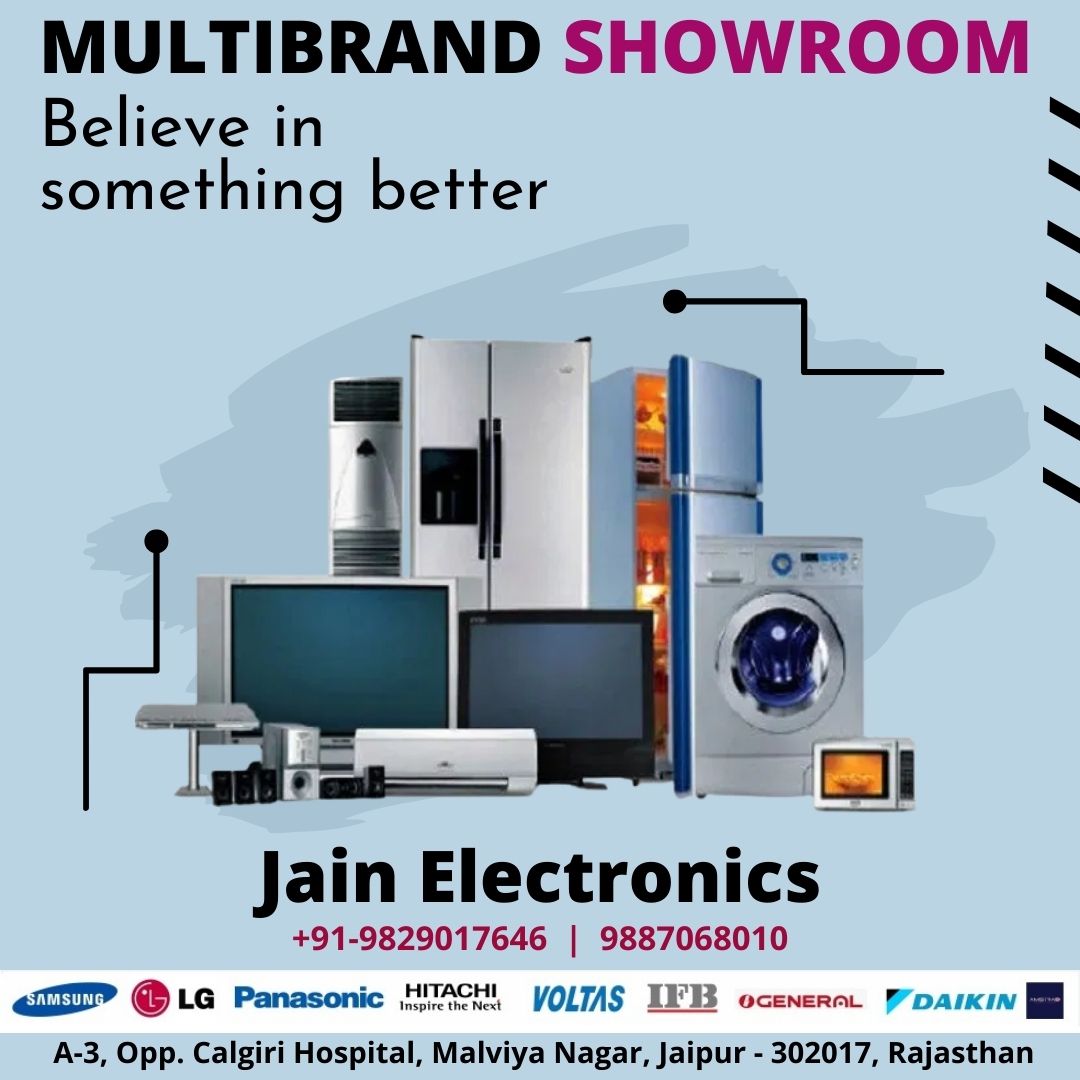 JainElectronic5's tweet photo. Technology Makes Life Easier For Everyone ! 
you can see the leading worldwide brands for your display including very high-end products of consumer electronics and home appliances.
Call Now: +91-9829017646, 9887068010

#Technology #Electronicbrands #electronics #homeappliances https://t.co/qM02aT2rxq