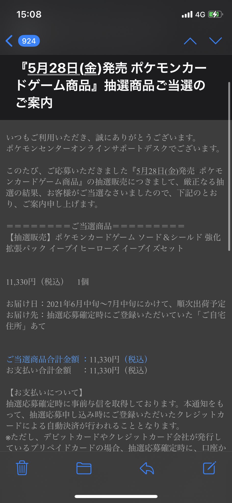 ポケモンカードゲーム イーブイヒーローズ ポケモンセンターオンライン 当選品