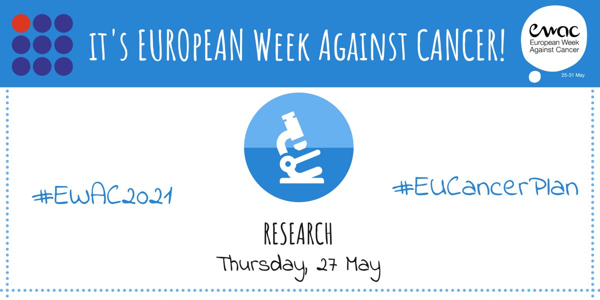 📣It's #EWAC2021 Day 3! bit.ly/ewac-2021

👉Today's all about #CancerResearch⬇️ 
🌐Comms: bit.ly/3vkevlP
 📲 WASABY: bit.ly/wasabyapp
📜Porto Declaration: bit.ly/3bWVgHa

#EUCancerPlan #MissionCancer