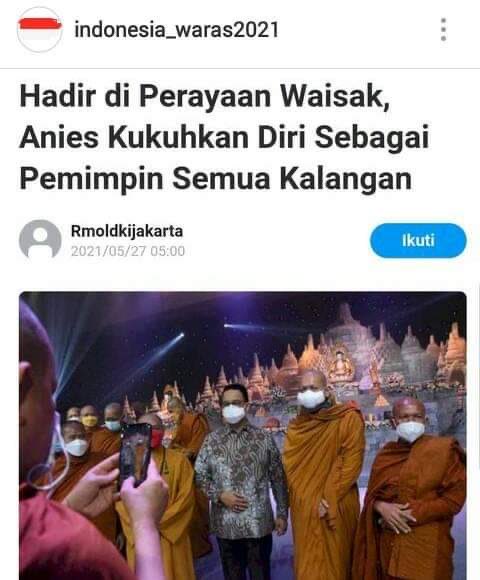 __LOVE_AG4EVER's tweet photo. Anies Kukuhkan diri sebagai pemimpin semua kalangan.

👉catat ..!! https://t.co/LZp9k0uWV4