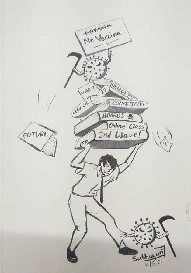Harshit32538865's tweet photo. विनती है ��ृपया ��ोड़ी दयालुता दिखाएं। 
#modijisaveboardstudents 
#cancleallboardexams 
#CancleExamsSaveStudents 
@DrRPNishank (इस्तीफा दो चाचा 😒) @narendramodi @RahulGandhi @AdvMamtaSharma 
सभी सहपाठियों और साथियों से निवेदन है सिर्फ tweet like ना करें tweet भी करें!! https://t.co/YfMYso1zJI