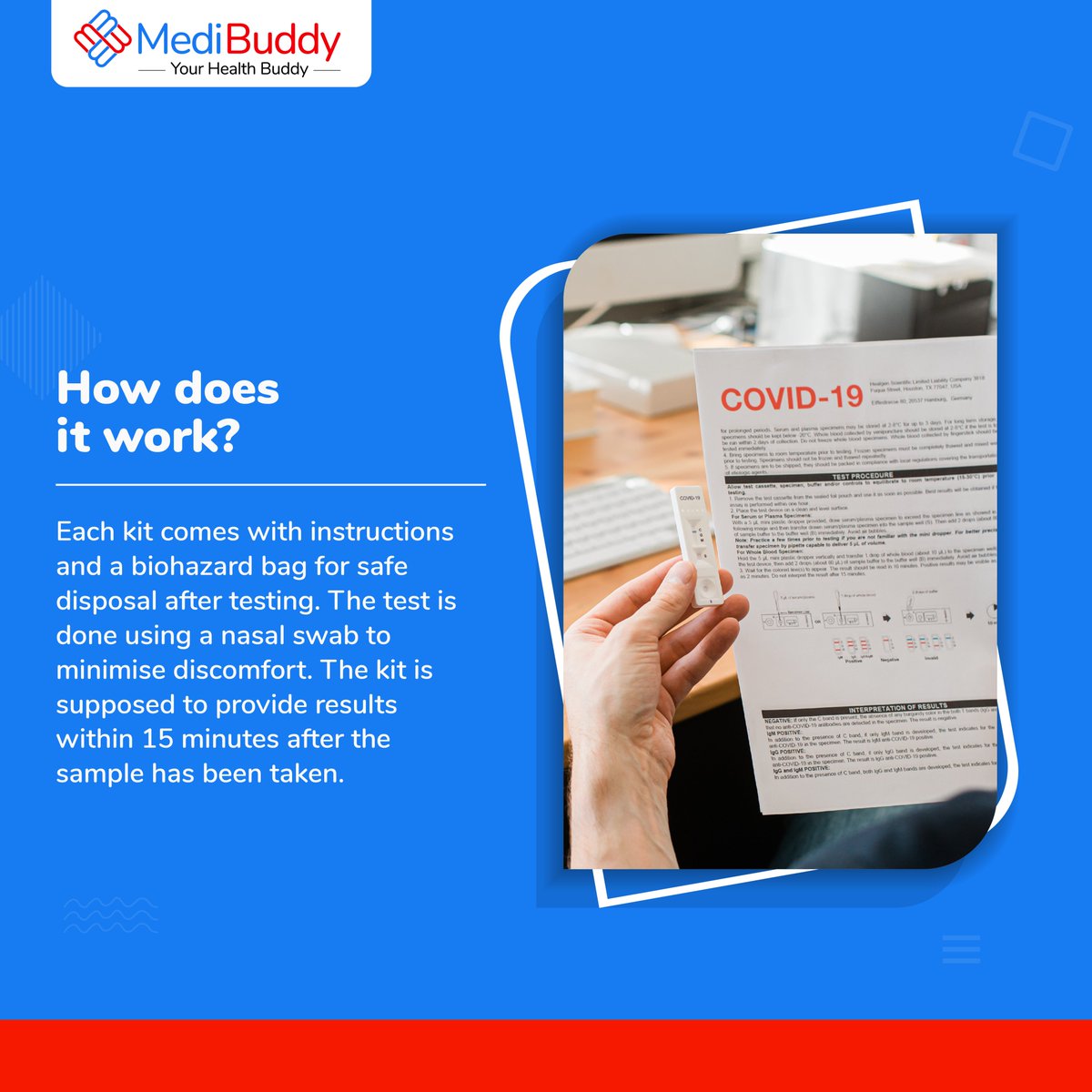 MediBuddyapp's tweet photo. Here’s all you need to know about the COVID home kit, which could become the easiest and most convenient way to conduct COVID tests at home.
#covid #COVID19 #covidawareness #covidupdates #covidcare #covidindiainfo #MediBuddy #YourHealthBuddy #covidtesting #covidhometestingkit https://t.co/L0IJAnw8z8