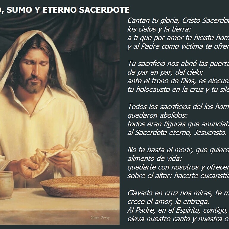 Jesucristo, sumo y eterno sacerdote