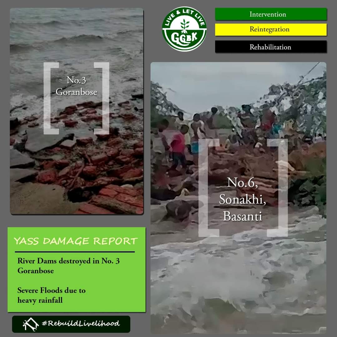 GGBK_Org's tweet photo. The super-cyclone has hit the coastal region of Bengal, especially Sunderbans. We are currently in the process of information procurement. More updates to follow. Keep watching.
#YaasUpdate #Sunderbans #Supercyclone #RedAlert #Ggbk https://t.co/YnEBUrBkHU