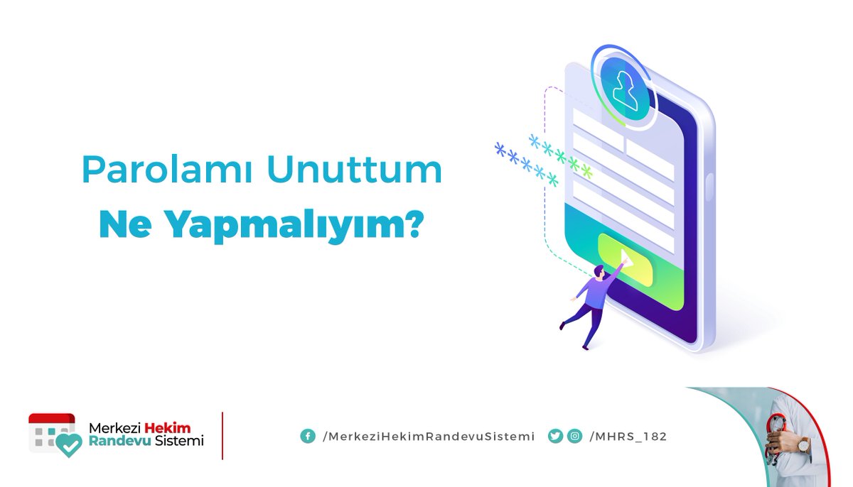 Parolanızı, MHRS'nin giriş panelinde yer alan ''Parolamı Unuttum'' sekmesine tıklayarak kayıtlı e-posta veya telefon numaranız aracılığıyla güncelleyebilirsiniz. Bu şekilde erişim sağlayamıyorsanız MHRS'ye e-Devlet üzerinden giriş yaparak bilgilerinizi değiştirebilirsiniz.