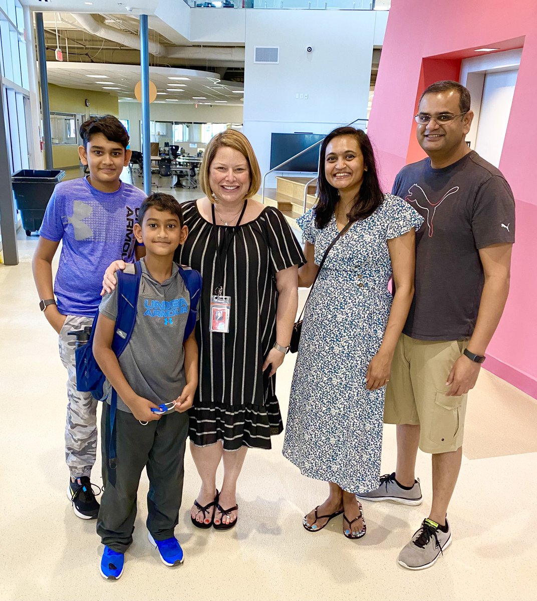 NetZeroLee's tweet photo. Thank you @rinkal2u , Nick, Mihir and Om for being part of our FamiLEE for these past 7 years.  You have done so much to support our school and community. What a treat to spend some time with you yesterday! Best wishes in @friscoisd 🥲#AlwaysaSpur https://t.co/BQOmETIxo9