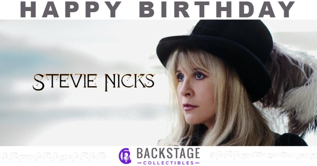 BackstageCollec's tweet image. Happy Birthday to the Queen of Rock n' Roll, Stevie Nicks! 🤘🎶 #HappyBirthday #StevieNicks #FleetwoodMac #Rhiannon #GoYourOwnWay #Dreams #Gypsy