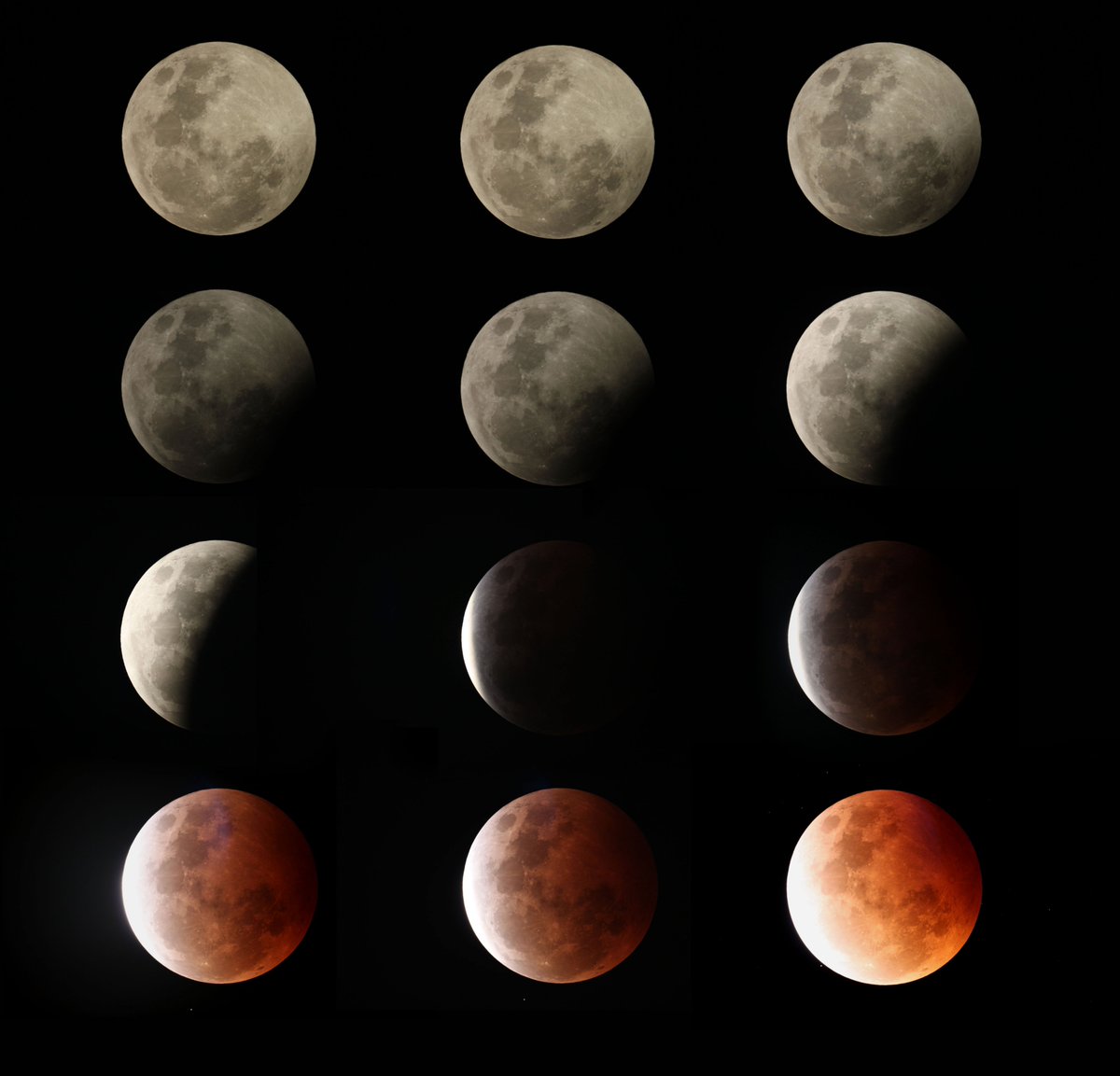 reactordrone's tweet image. Missed parts due to cloud but here's an eclipse sequence. #SpaceAusMoon