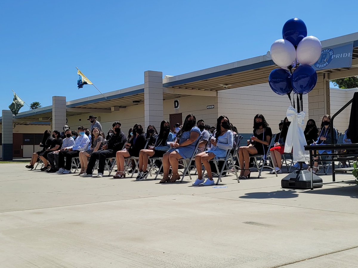 ChinoValleyUSD's tweet photo. Such an exciting afternoon for our @ramonajhslive #Indians! These promoting #8thgraders radiated #ramonapride as they finished their journey in #juniorhigh and now prepare to begin their #highschool adventures! Best of luck to all our promoting students 😁🎓 https://t.co/2txPlQpaod
