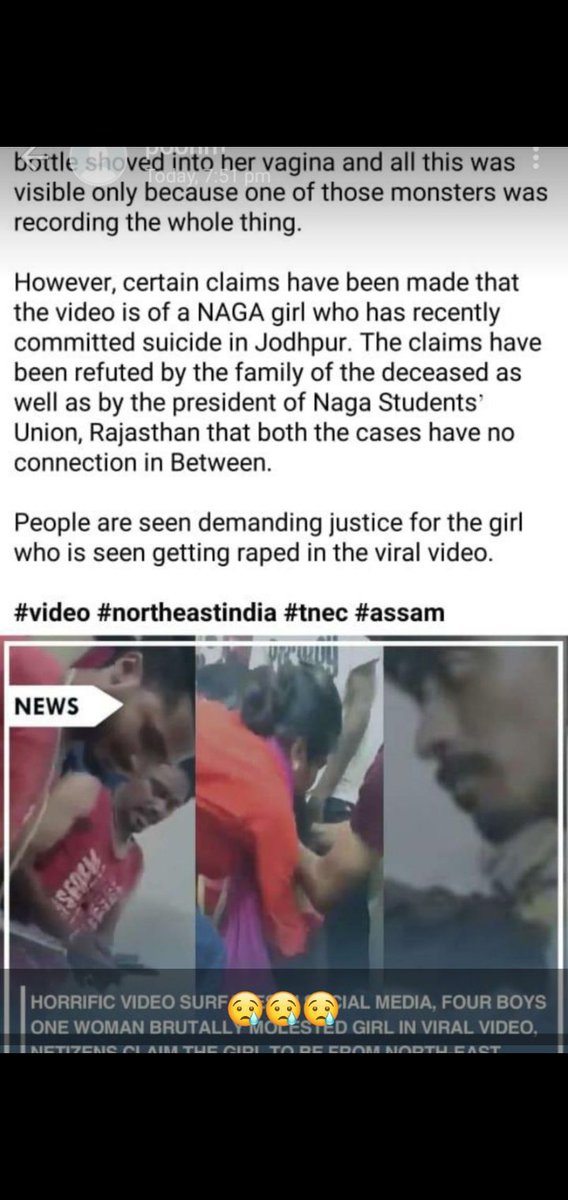 Paban23254232's tweet photo. #justiceforloviassumi 
#PMOIndia
#Indianpolice 
#Please__sir___who___are_involved___in__this__rape__crime__must___be___punished___them
#justiceforloviassumi 
#news21 https://t.co/0uqwNhrHVw