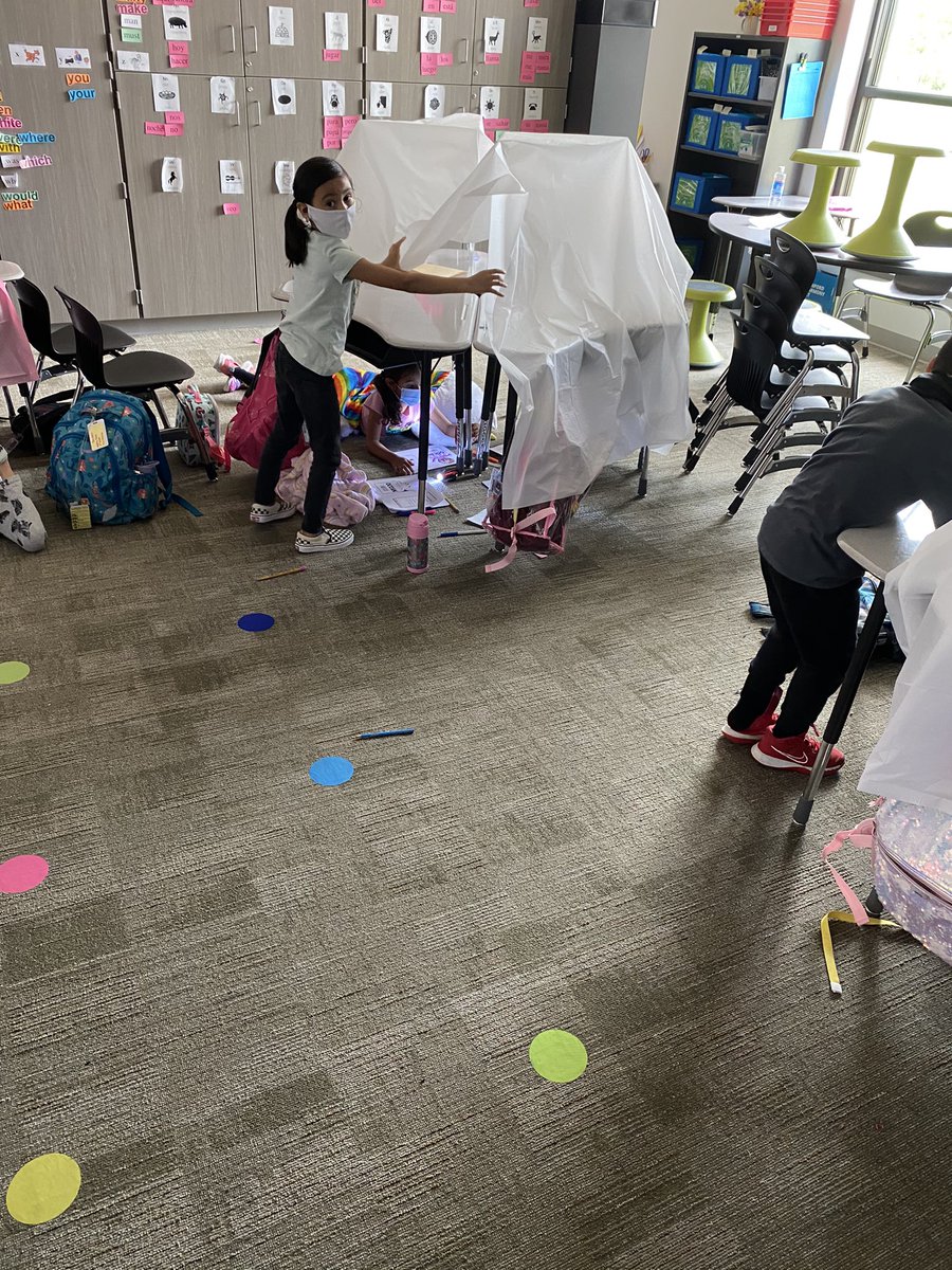 Late post! Monday we had a blast reading in our tents with flashlights ⛺️🔦