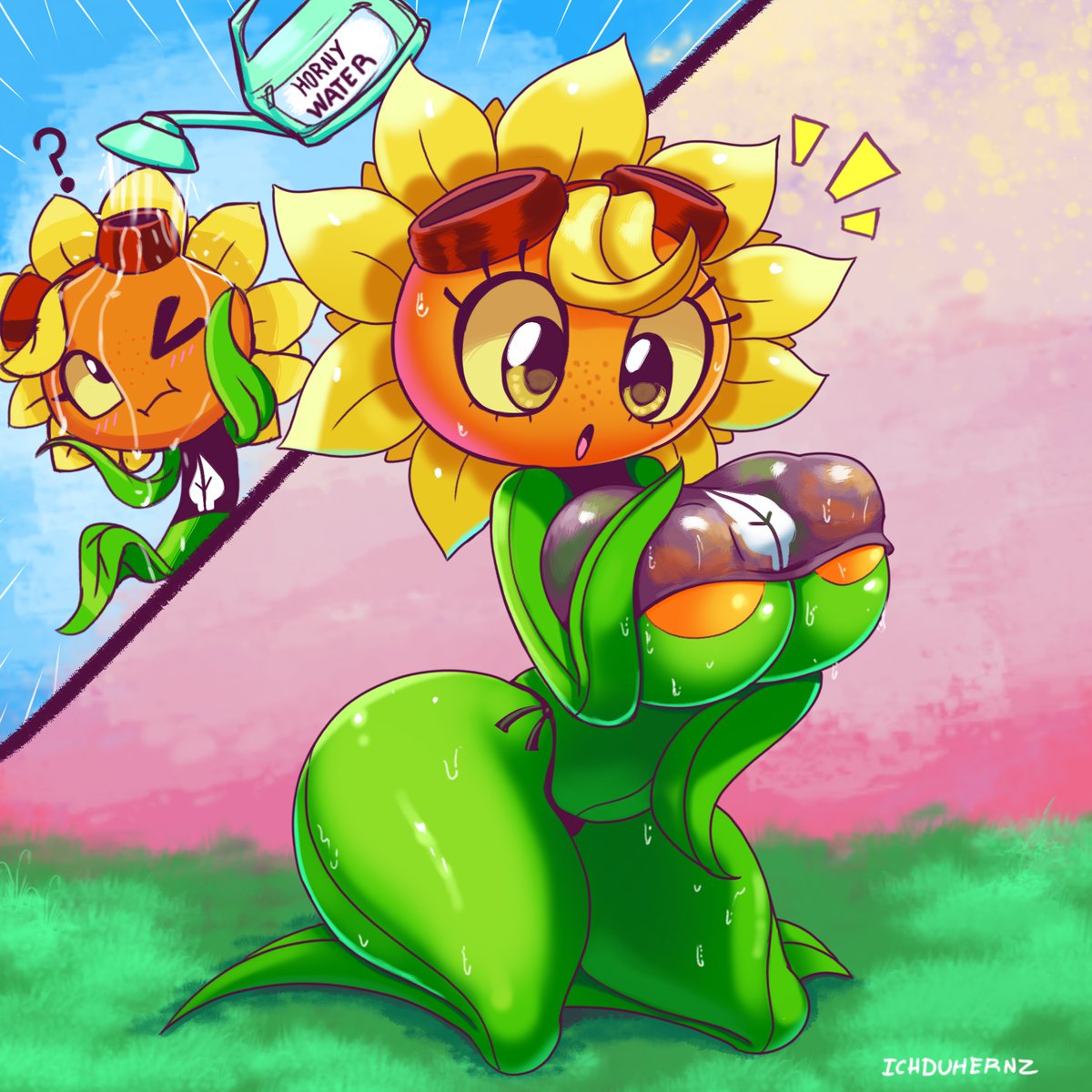 My second drawing of Solar Flare #plantsvszombiesheroes #pvz #plantsvszombi...