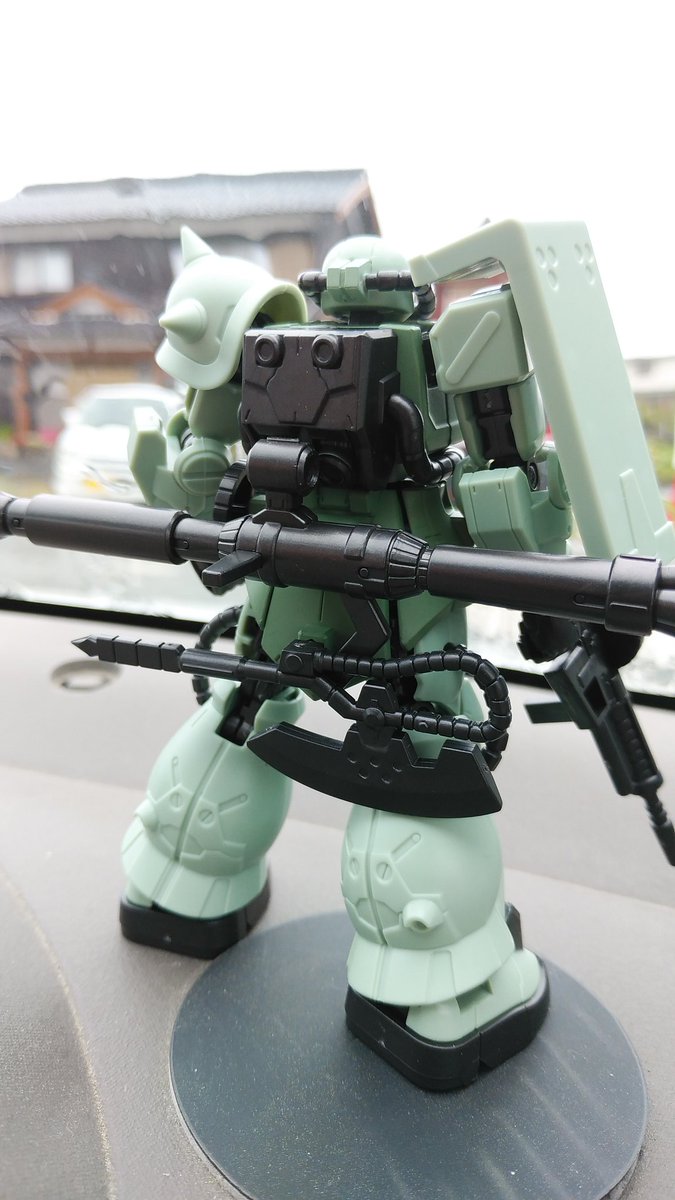 EASY39012436's tweet photo. #Gフレーム
#MS06F2
昼休みにコンビニでGフレームの
F2ザク買ってきた。 https://t.co/doosA6q03c