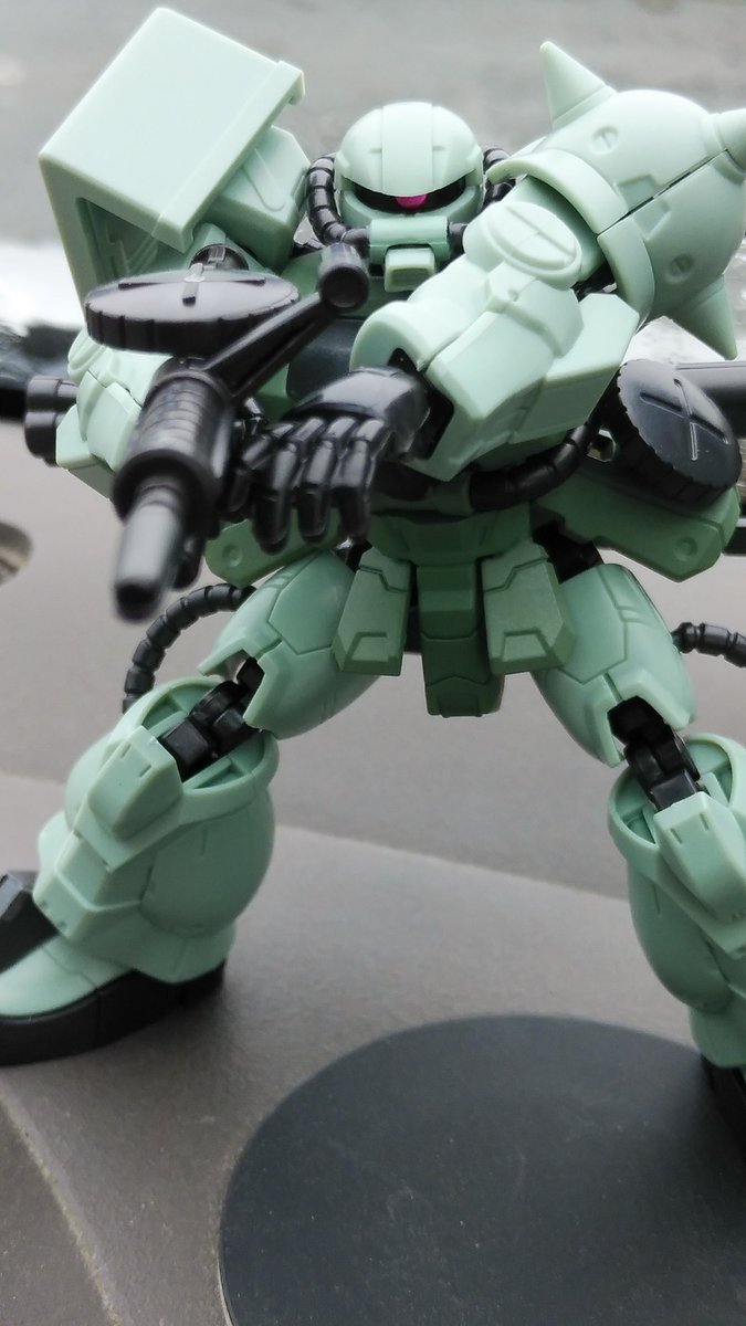 EASY39012436's tweet photo. #Gフレーム
#MS06F2
昼休みにコンビニでGフレームの
F2ザク買ってきた。 https://t.co/doosA6q03c