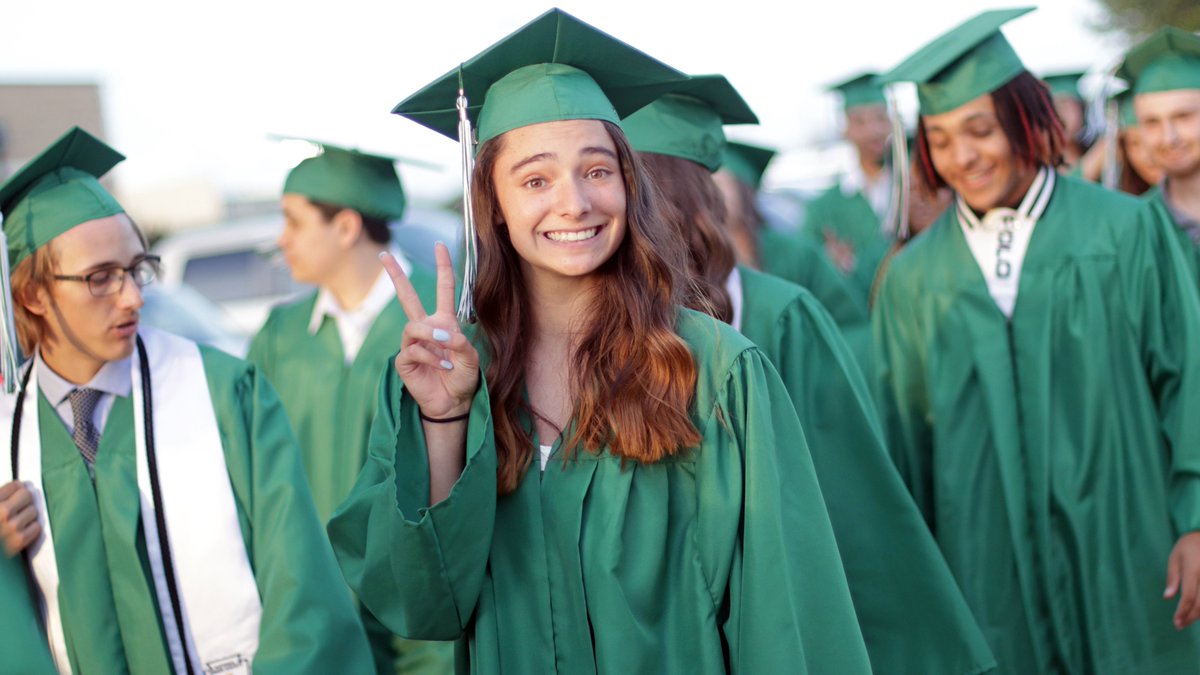 LakeDallasISD's tweet photo. Congratulations, Lake Dallas High School Class of 2021! You've persevered through so much this year, from a global pandemic to a winter storm that shut down schools across the state. We're so proud of you and eager to see what you will accomplish in life! https://t.co/FXi92Wuxq6