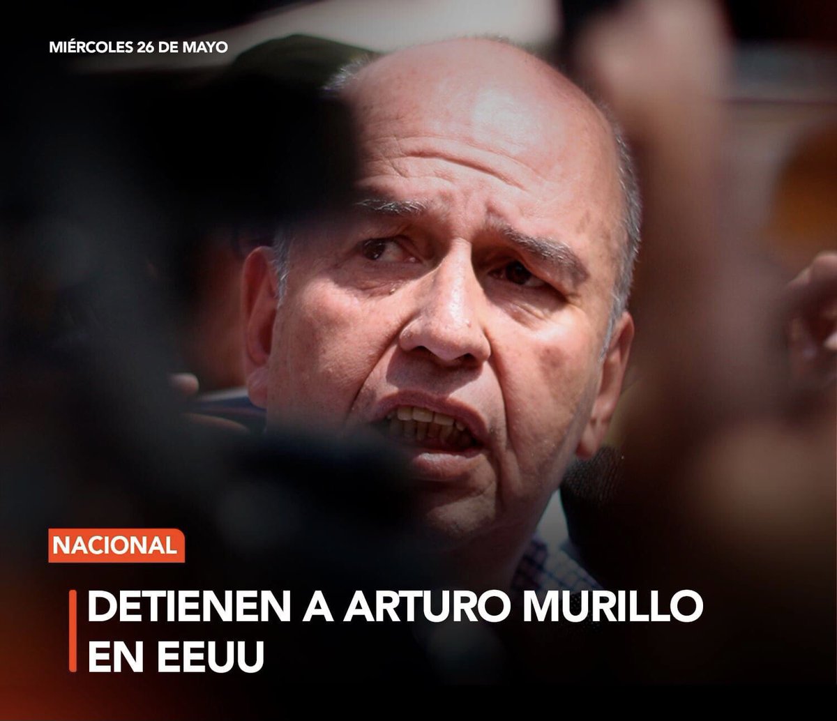 Triste final para #Murillo un criminal que encabezó junto a #Añez el desfalco descarado al Estado y asesinó a hermanos bolivianos.