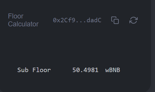 ProfessorPonzo's tweet photo. Here we see the result of buying with 13.8 BNB and adding it to liquidity with 14.2 BNB (at current market price and floor level)
buy pressure: 14 BNB
liquidity increase: 28 BNB
sell pressure: never
Floor change
32.41 -> 50.49 = +18 BNB https://t.co/oXsszo8JQ8