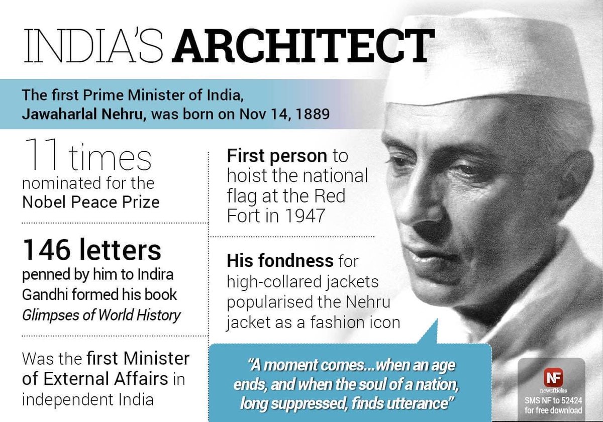Its_Mahi_7's tweet photo. Commemerating a great leader as well as a magnificent Human Being on his death anniversary.
He was a visionary man who brought progress and prosperity in the country.
We all will always be thankful to him.
 #JawaharlalNehru https://t.co/Cr7Ekiv03t